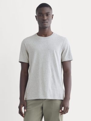 The Essential Organic Crew |  Heathered Grey