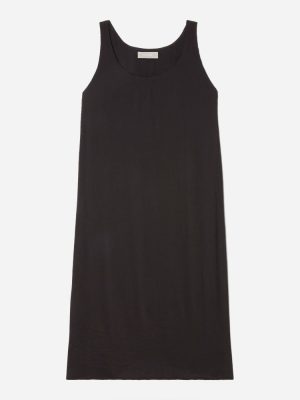 The Naia? Ripple Tank Dress | Black