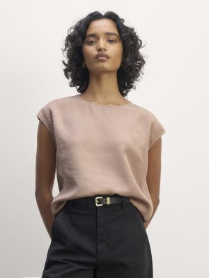 The Muscle Top in Butterlite | Dusty Rose