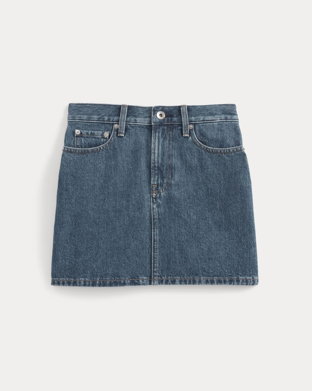 The Denim Mini Skirt | Deep Atlantic - Image 2