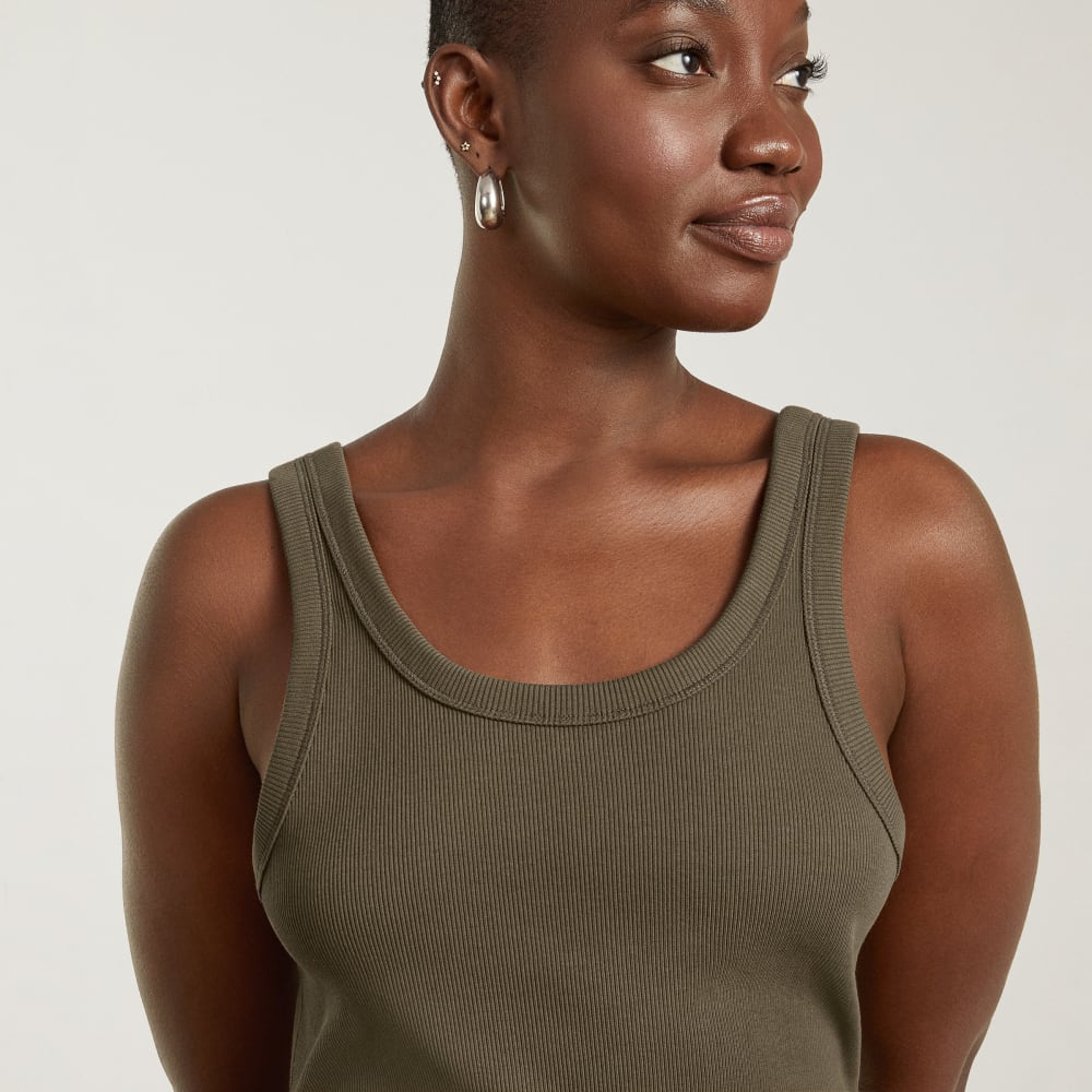 The '90s Rib Dress | Beech - Image 4