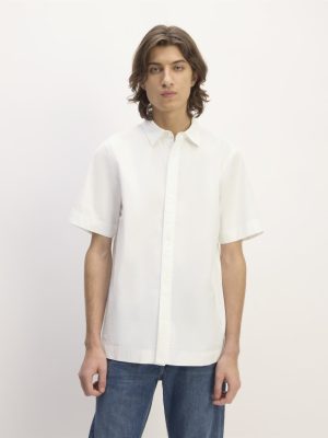 The Supima? Short-Sleeve Poplin Shirt | White