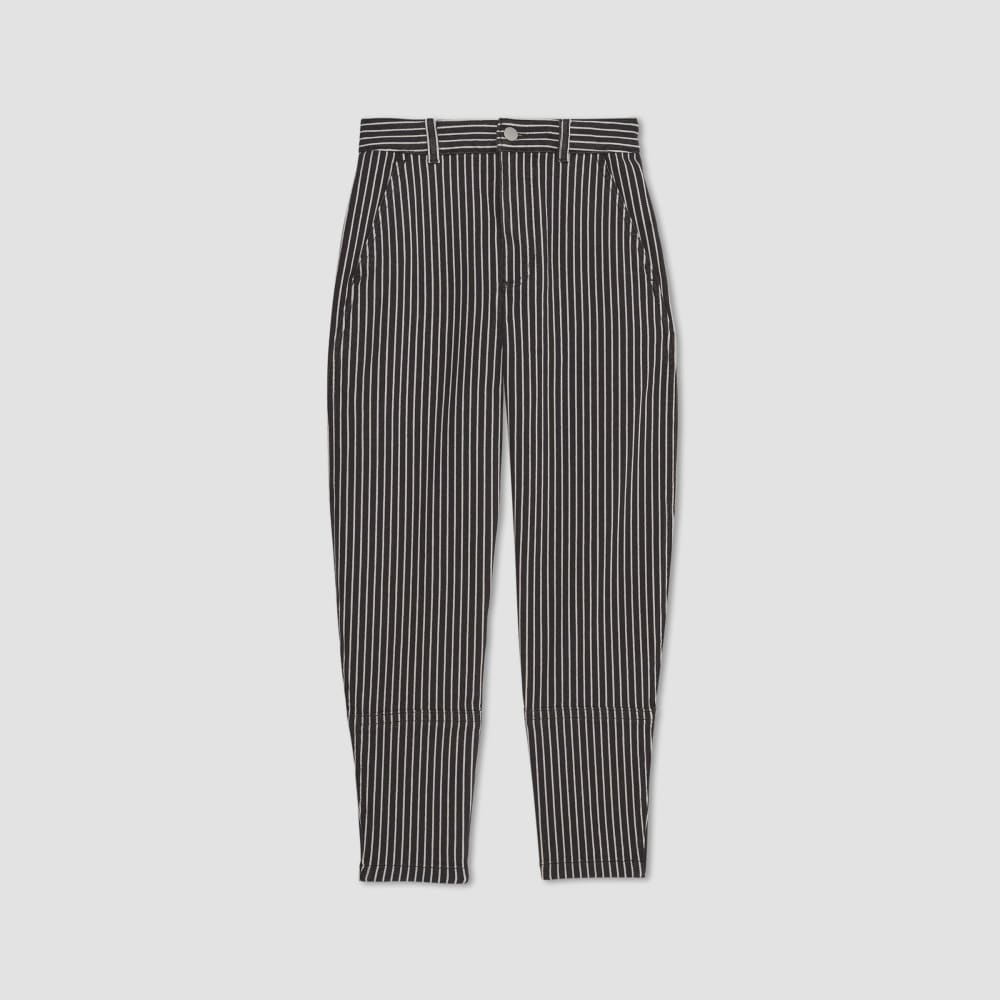 The Utility Barrel Pant | Black / Bone | Regular - Image 2