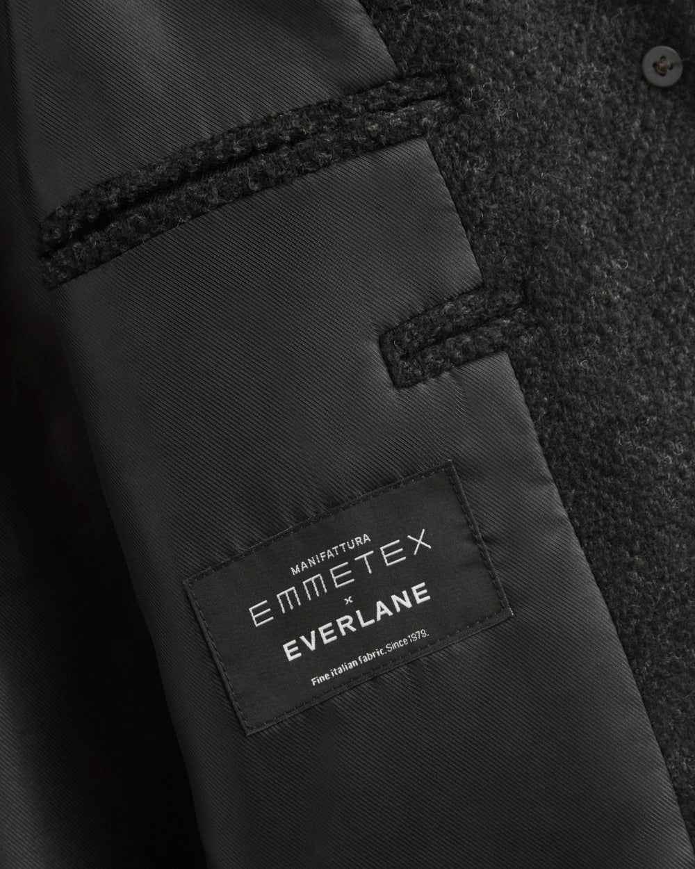 Italian Car Coat | Carbone/Black - Image 6