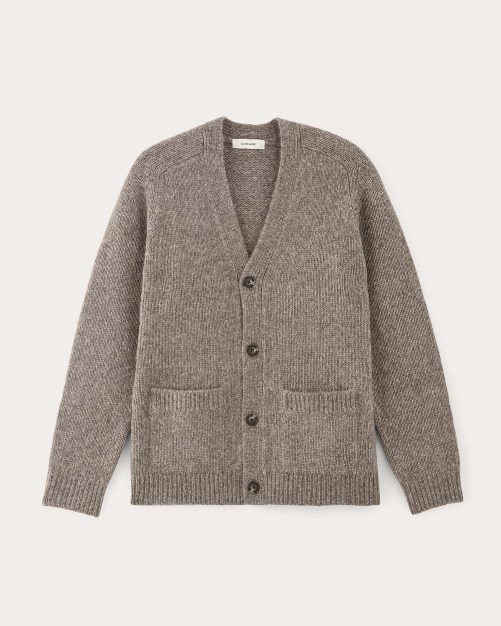 The Cloud Relaxed Cardigan | Taupe Melange - Image 2