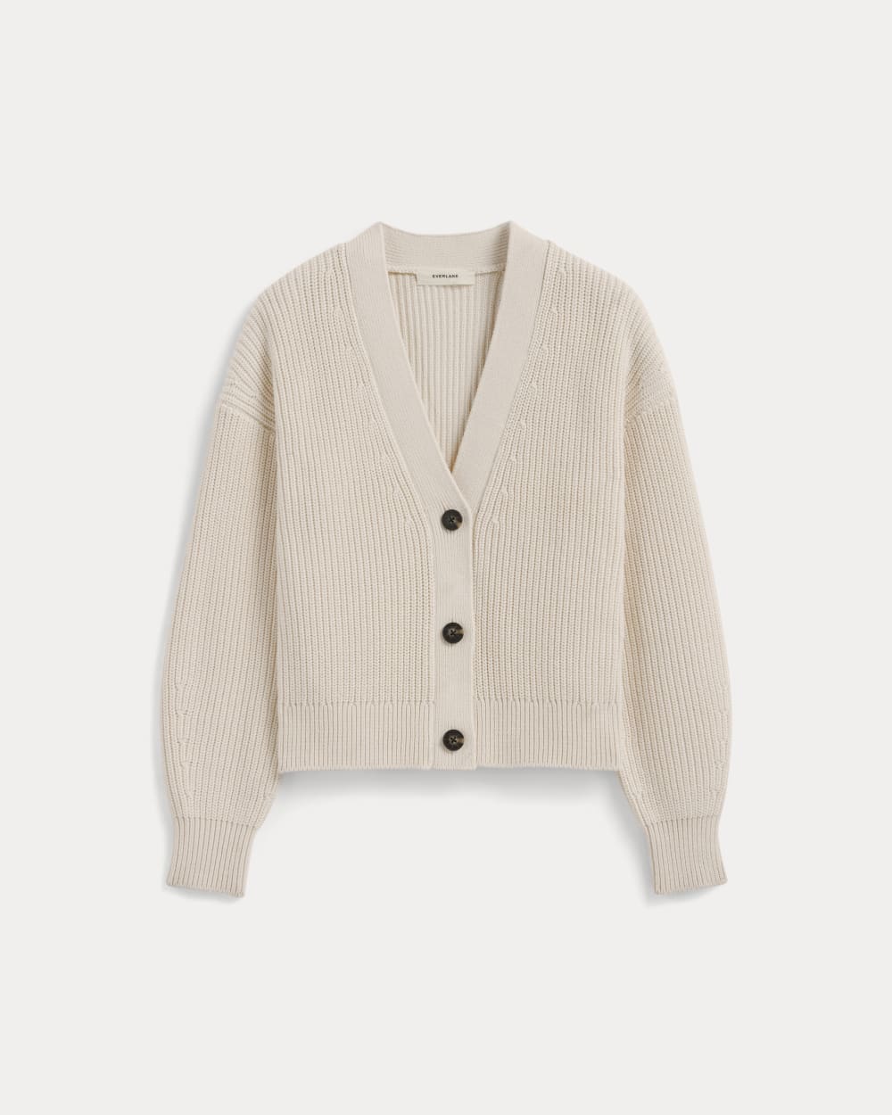 The Boxy Cardigan in Everyday Cotton | Canvas - Image 2