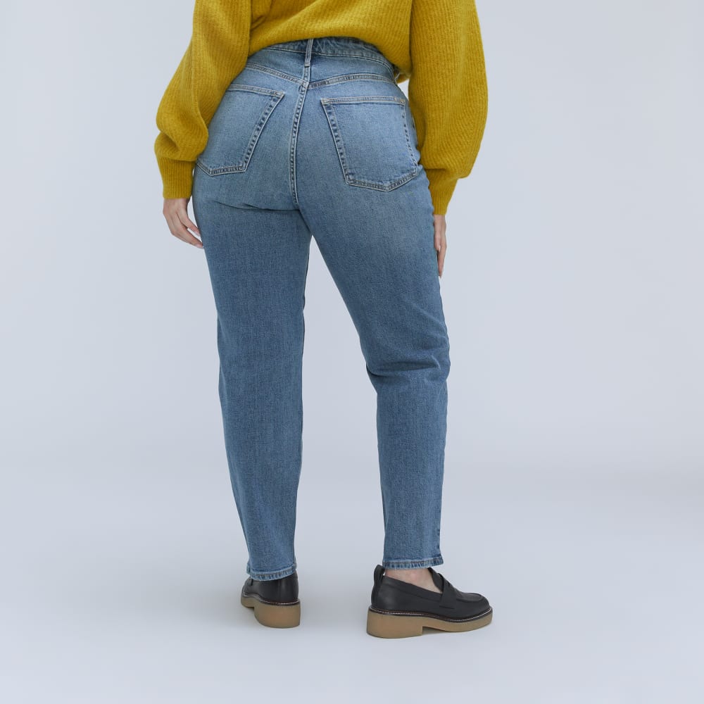 The Cheeky Hourglass Jean | Worn-In Mid Blue | 26.5 Inseam - Image 3