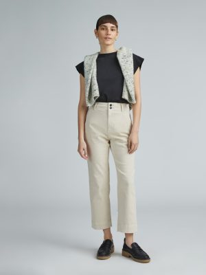 The Organic Straight-Leg Pant | Pumice Stone