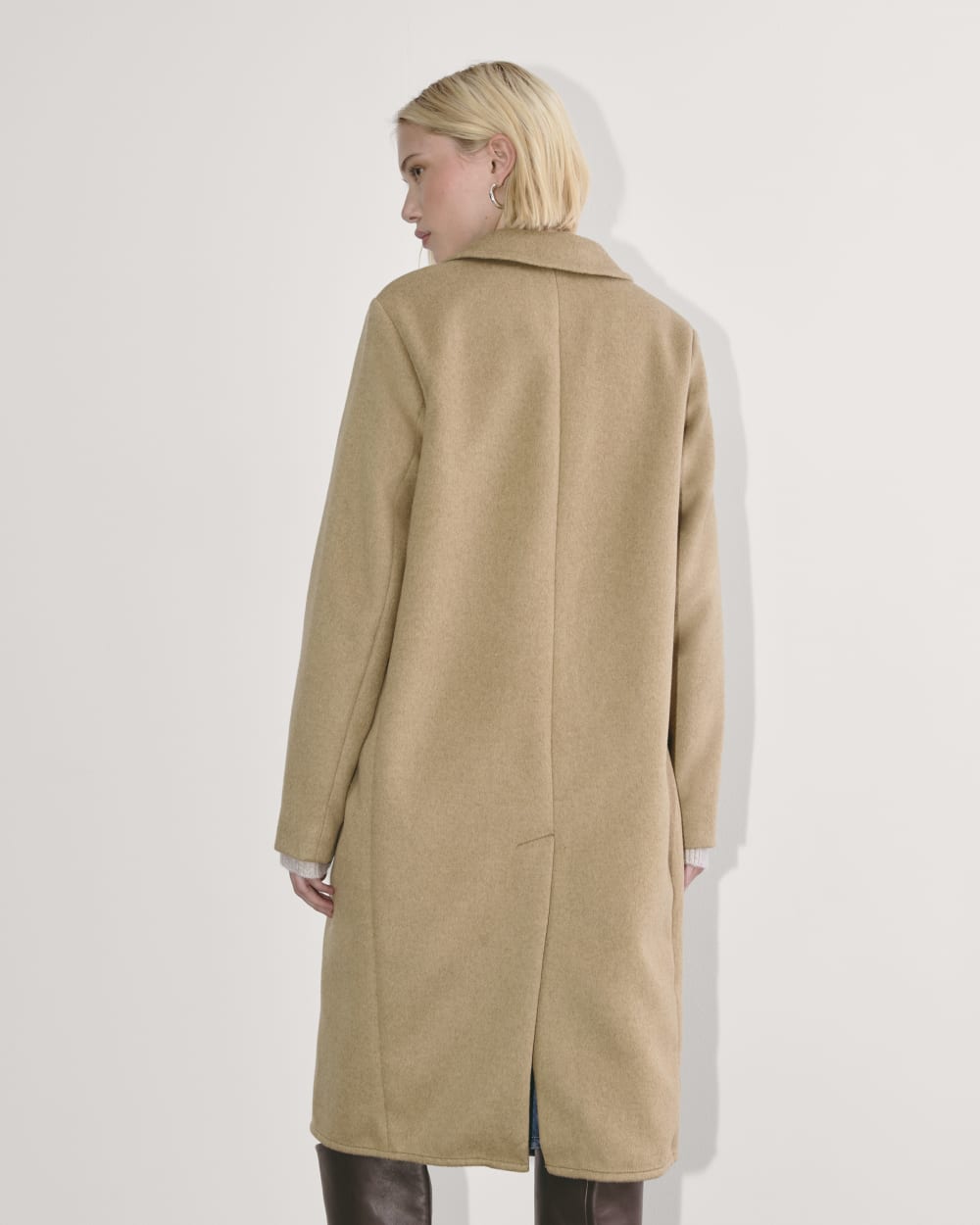 The Topcoat in Wool | Dark Heathered Camel - Image 6