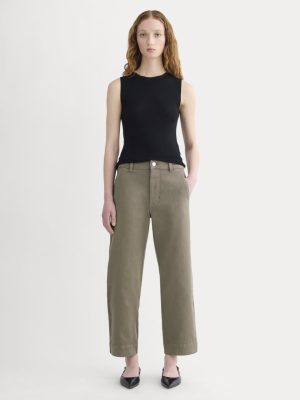 The Utility Straight-Leg Pant | Taupe | 26.5 Inseam