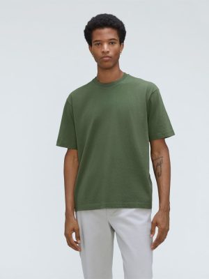 The Premium-Weight Relaxed Crew | Uniform | Forest Green
