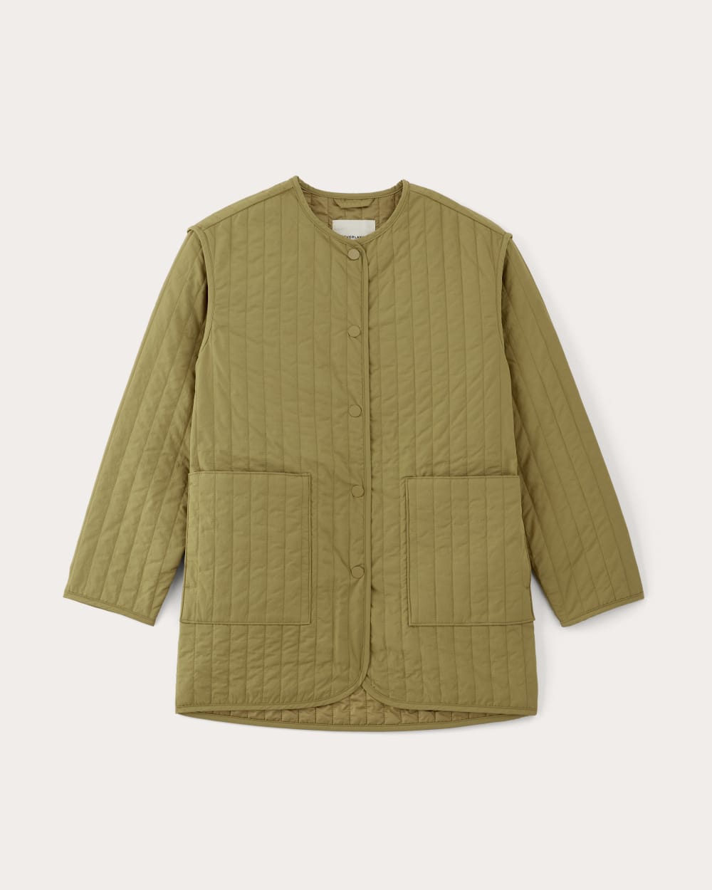 The Midi Quilted Liner | Fennel Seed - Image 2