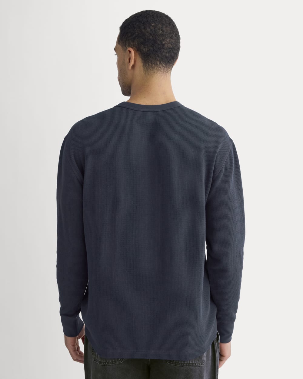 Thermal Crew in Cozy Waffle | Navy - Image 5