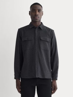 The Heavyweight Overshirt | Uniform | Charcoal Heather