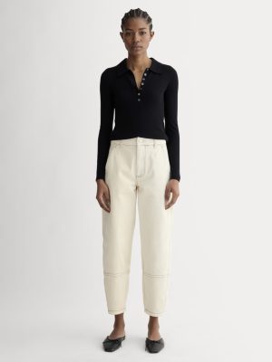 The Utility Barrel Pant | Natural | Regular