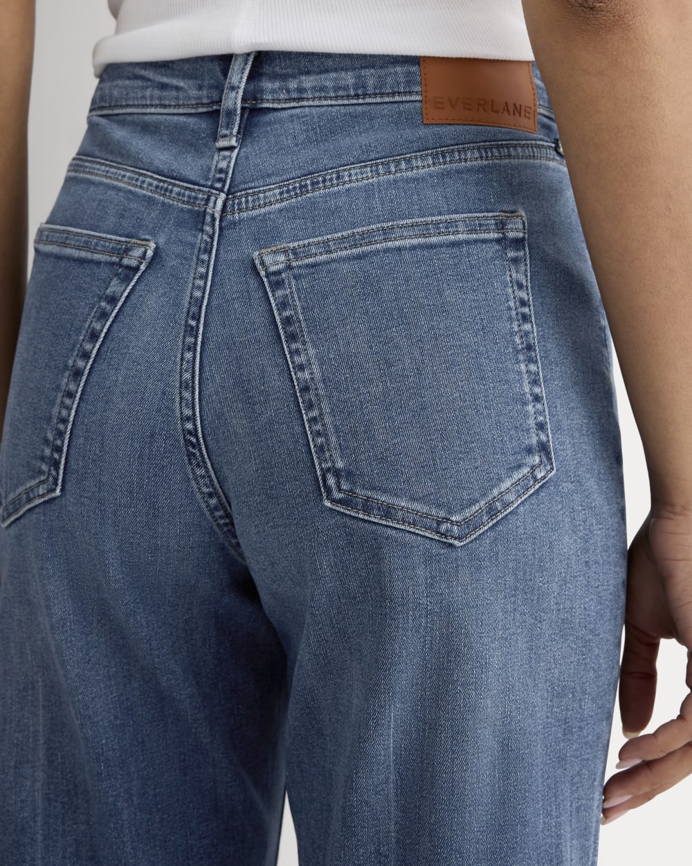 The High-Key Stovepipe Jean | Mid Indigo - Image 4