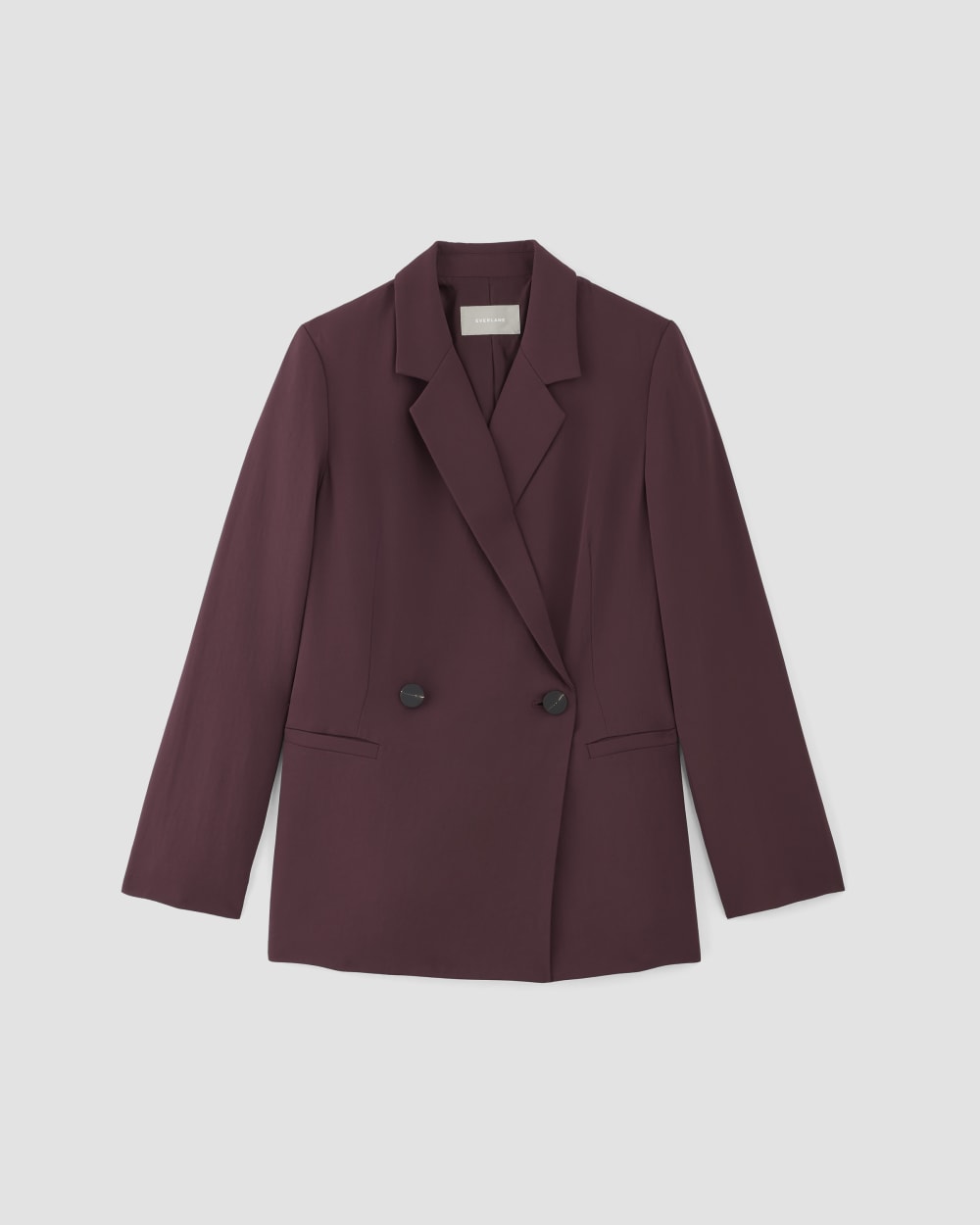 The Drapey Blazer | Burgundy - Image 2