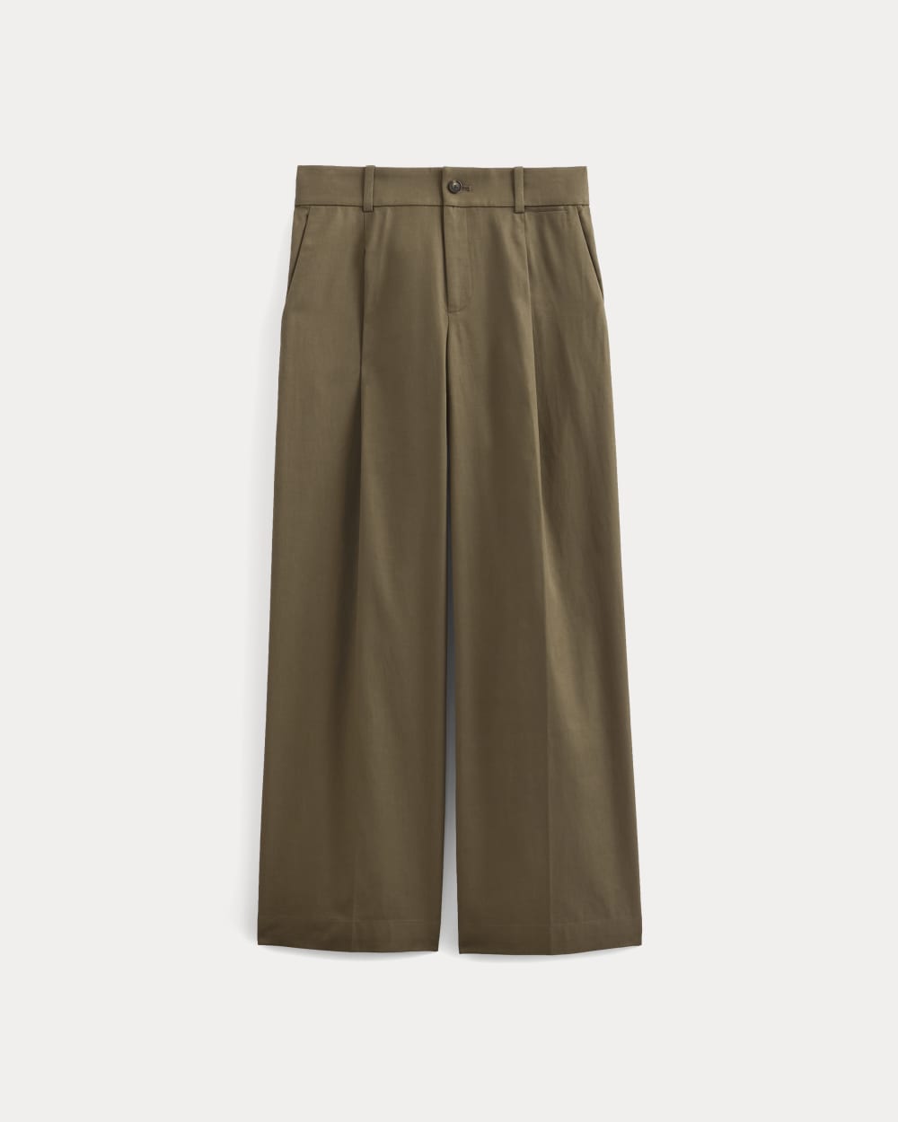 Wide-Leg Trouser in Buttersmooth | Deep Taupe | 30 Inseam - Image 2