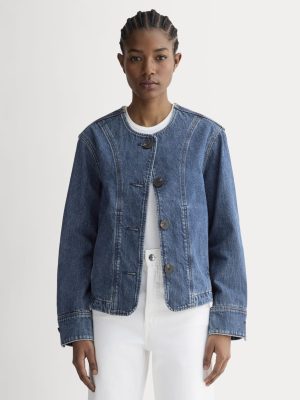 The Denim Barrel Jacket | Deep Atlantic