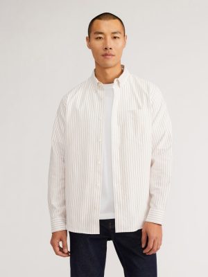 The Classic Oxford Shirt | Sahara / Off-White | Standard
