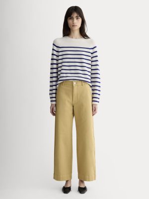 The Utility Wide-Leg Pant | Classic Khaki