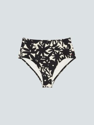 The High-Rise Hipster Bottom | Black / Canvas Floral