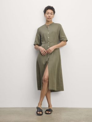 The Frolic Dress in Linen | Kalamata