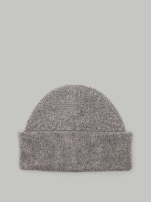The Felted Merino Beanie | Mid Heathered Grey