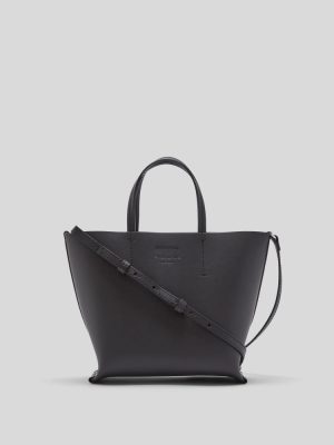 The Luxe Italian Leather Crossbody | Black