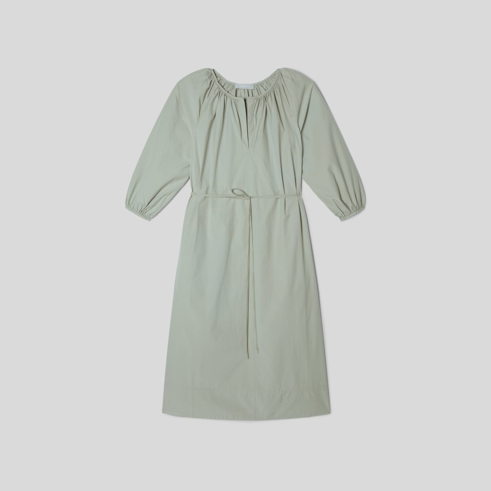 The Raglan Sleeve Poplin Dress | Seagrass - Image 2