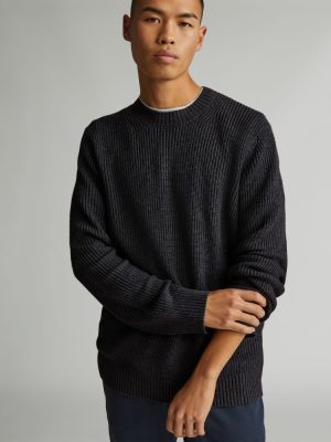 The No-Sweat Ribbed Crew | Heather Ash