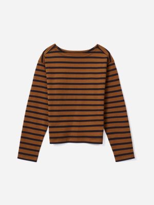 The Mariner Tee | Toasted Almond / Black