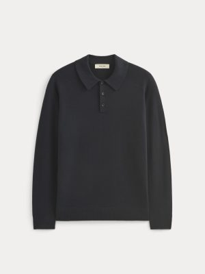 Ultrasoft Polo Sweater |  Navy