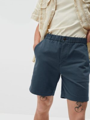 The Pull-On Performance Chino Short | Kingfisher Blue
