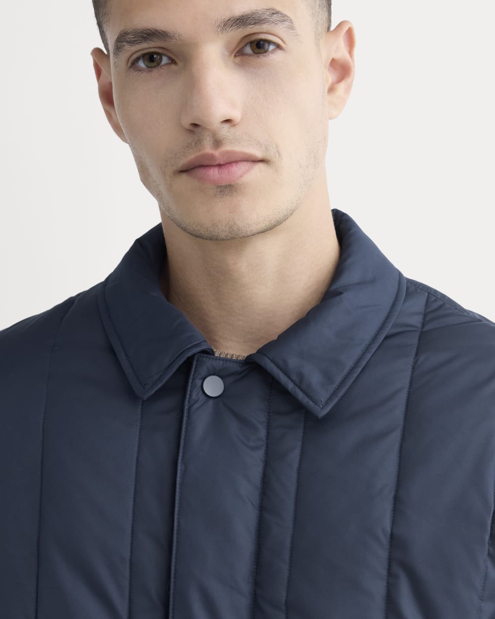 ReNew Vertical-Quilted Jacket | Navy - Image 4