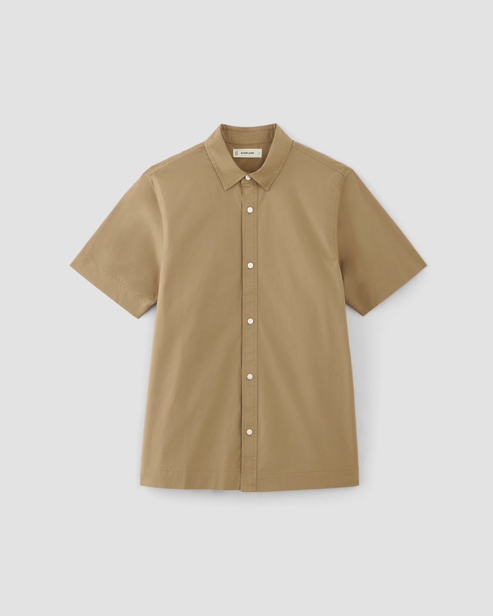 The Supima? Short-Sleeve Poplin Shirt | Tiger's Eye - Image 2