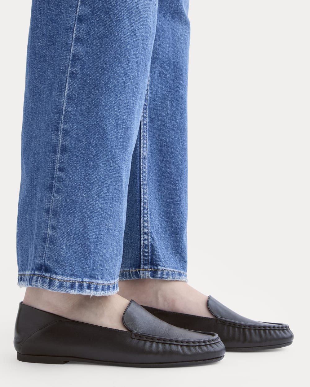 Leather Day Driver Loafer | Black - Image 2