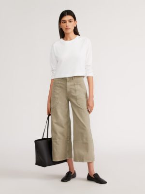 The Way-High® Gardener Cropped Jean |  Moss