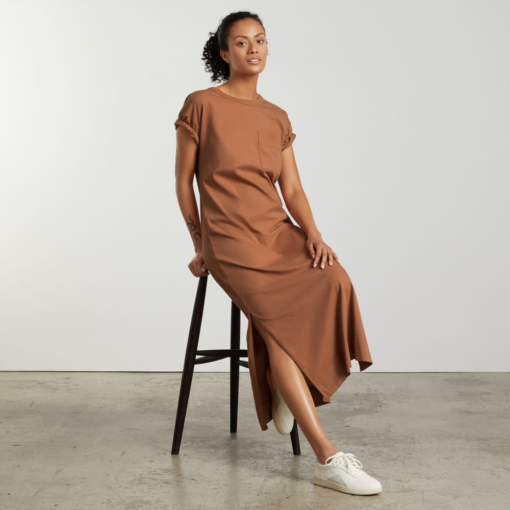 The Organic Weekend Maxi Dress | Tawny Brown - Image 6