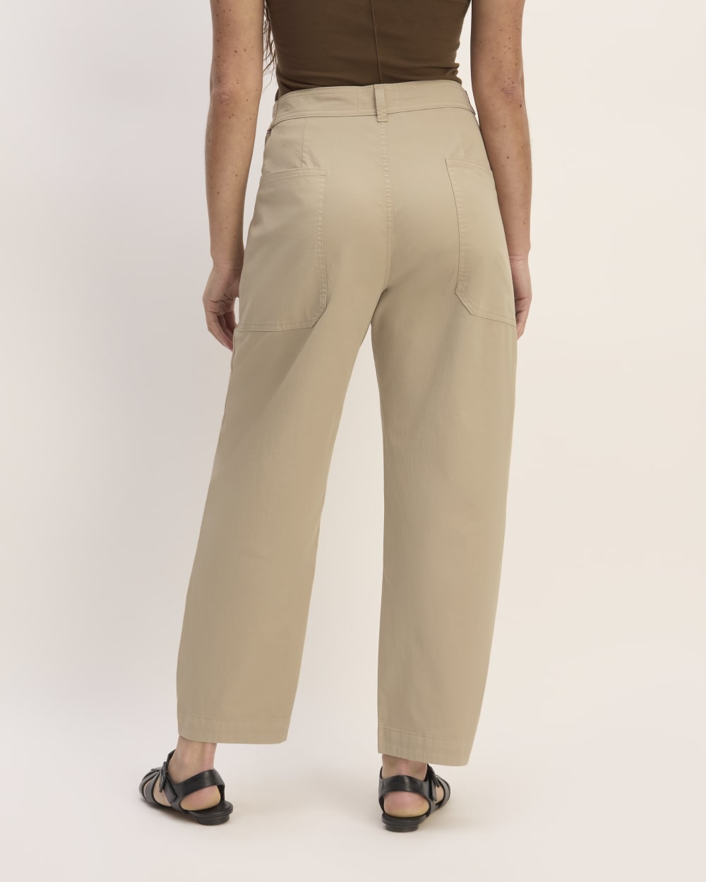 The Barrel Pant | Trench Coat Khaki - Image 6