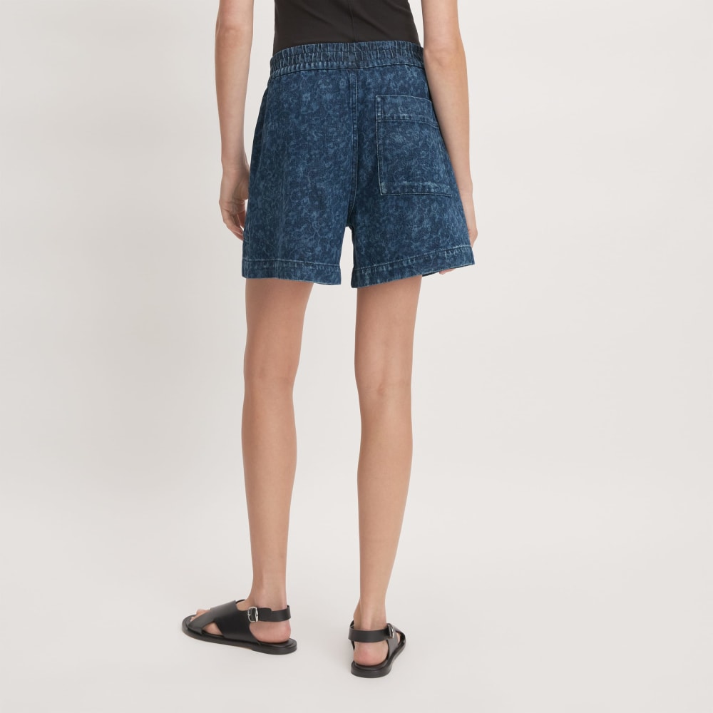 The Denim Utility Short | Dark Painterly Strokes - Image 3