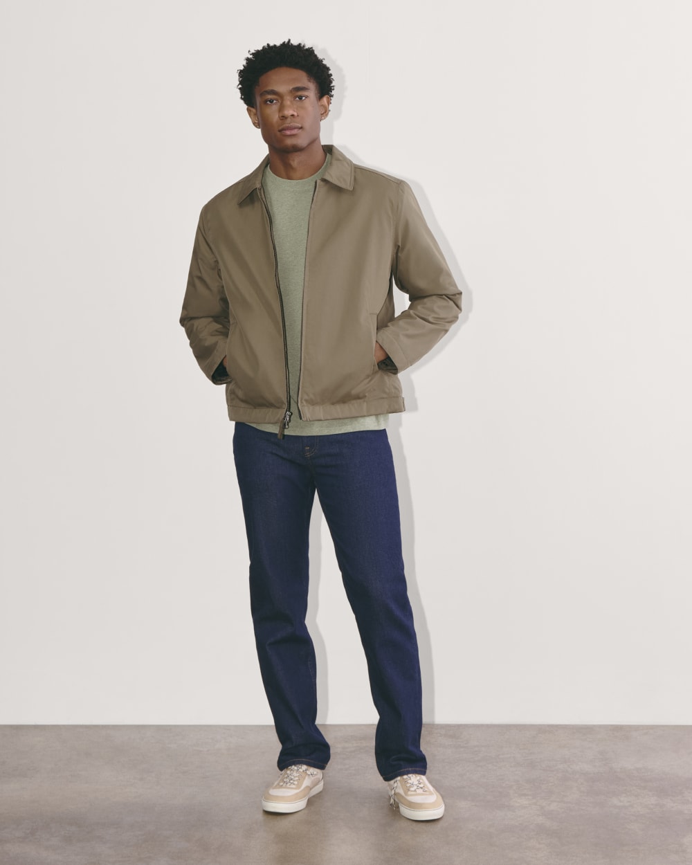 The Premium-Weight Relaxed Crew | Uniform | Heather Sage Green - Image 7